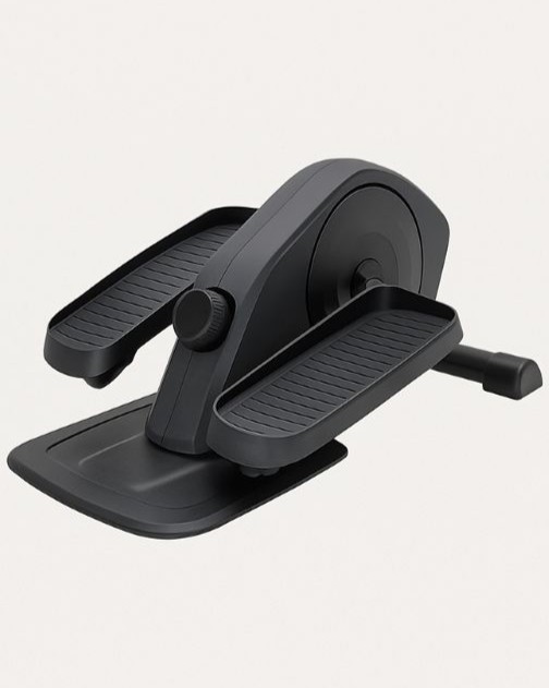 Black under desk elliptical